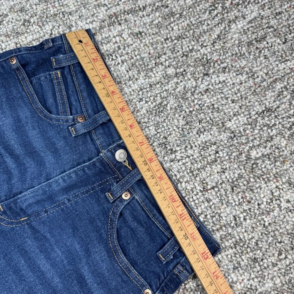 Levi's Shorts Womens 4 Fits 26x4.5 Cut Off Heritage High Rise Blue Denim